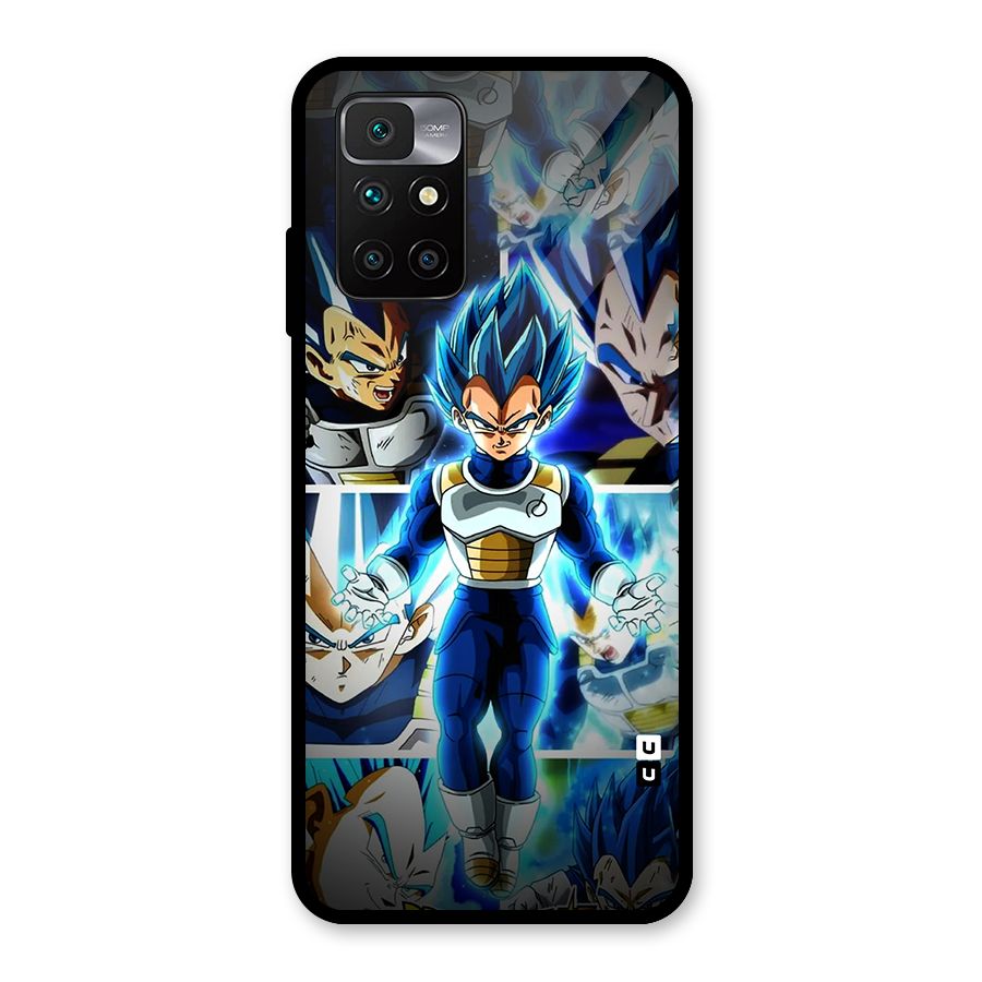 Prince Vegeta Glass Back Case for Redmi 10 Prime