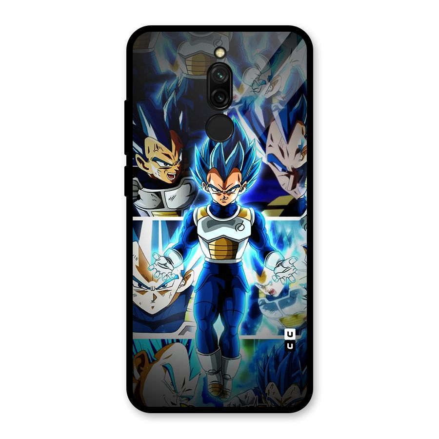 Prince Vegeta Glass Back Case for Redmi 8