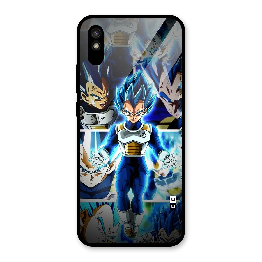 Prince Vegeta Glass Back Case for Redmi 9A