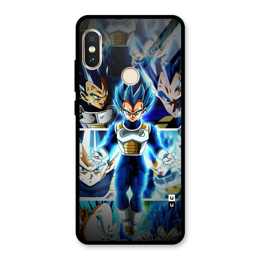 Prince Vegeta Glass Back Case for Redmi Note 5 Pro