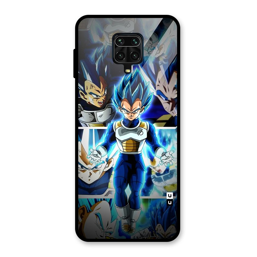Prince Vegeta Glass Back Case for Redmi Note 9 Pro
