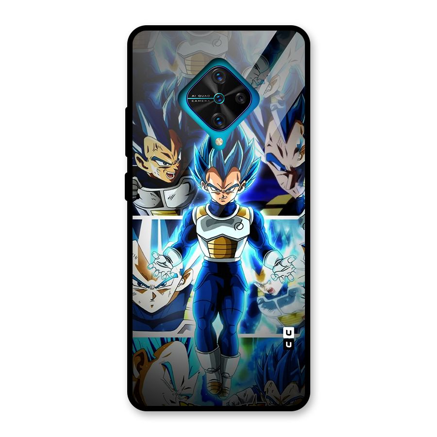 Prince Vegeta Glass Back Case for Vivo S1 Pro