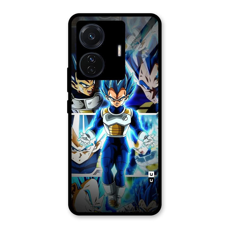 Prince Vegeta Glass Back Case for Vivo T1 Pro