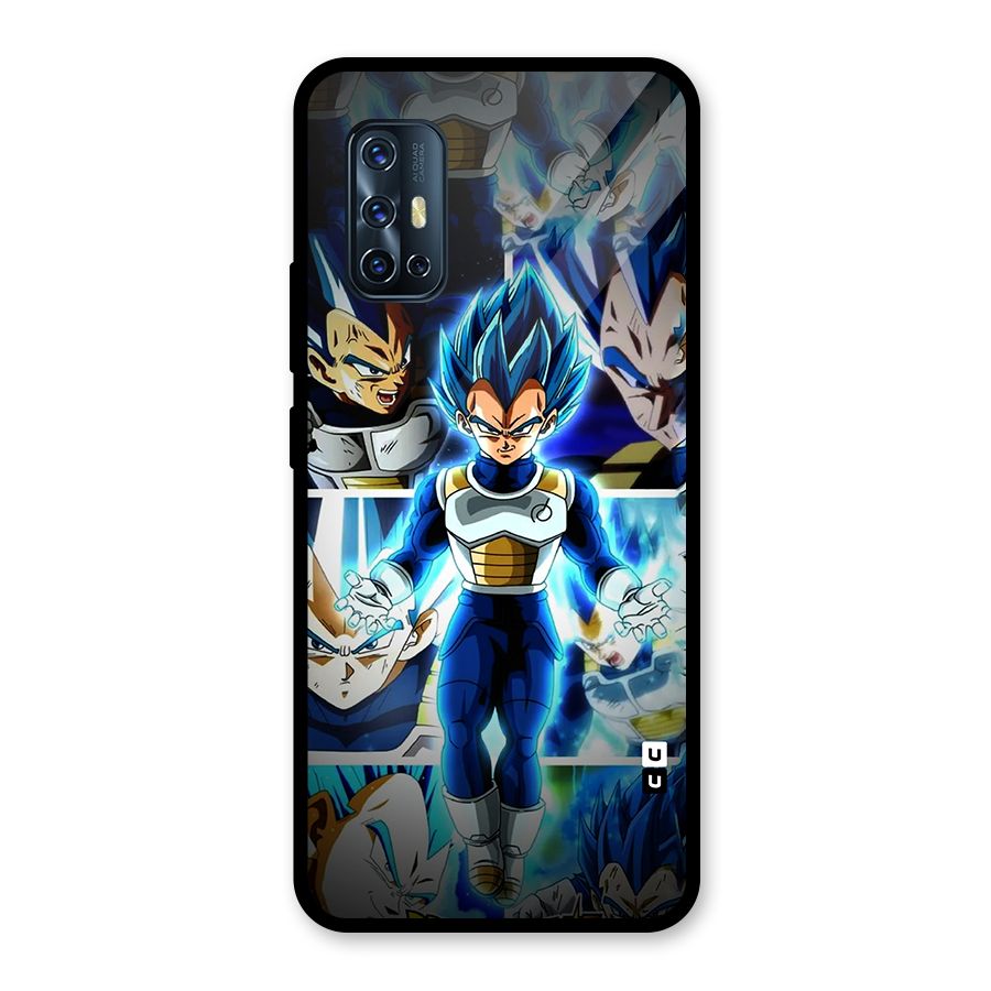 Prince Vegeta Glass Back Case for Vivo V17