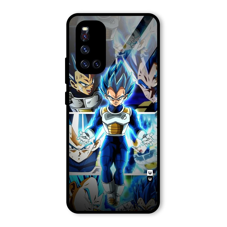 Prince Vegeta Glass Back Case for Vivo V19