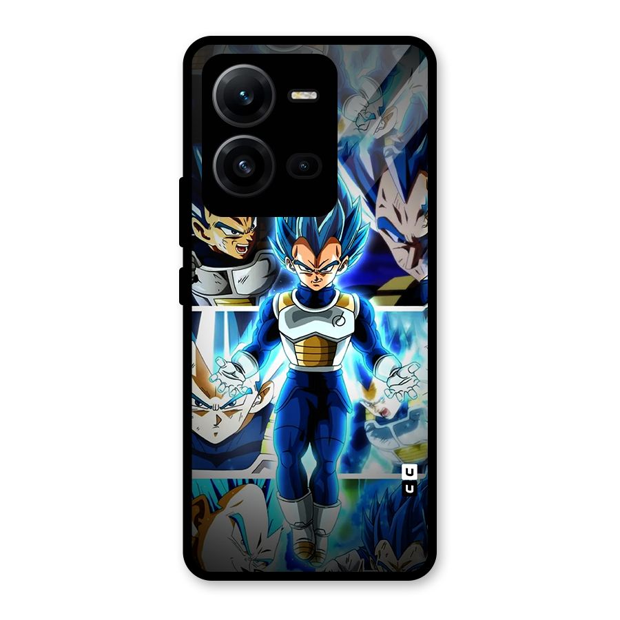 Prince Vegeta Glass Back Case for Vivo V25