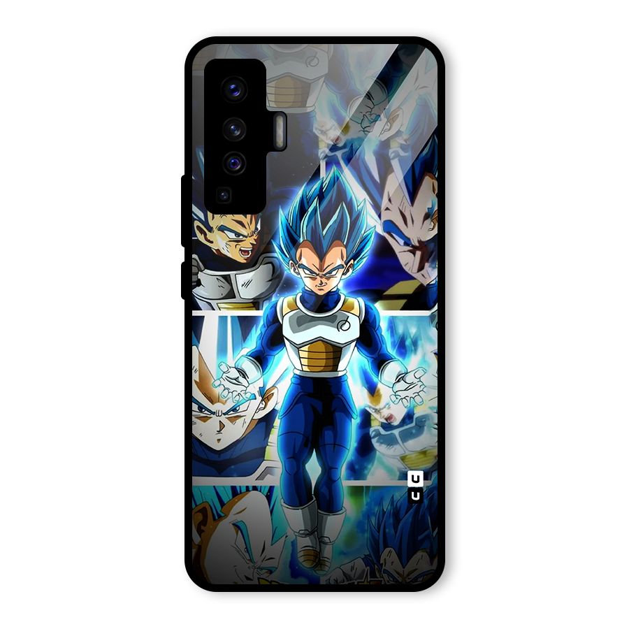 Prince Vegeta Glass Back Case for Vivo X50