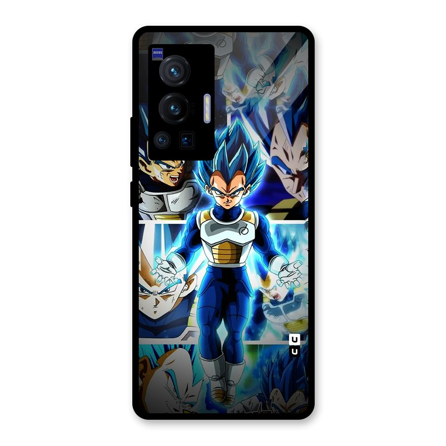 Prince Vegeta Glass Back Case for Vivo X70 Pro