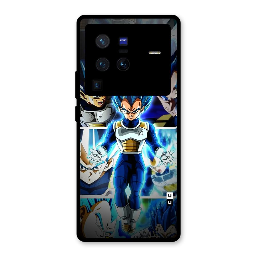 Prince Vegeta Glass Back Case for Vivo X80 Pro