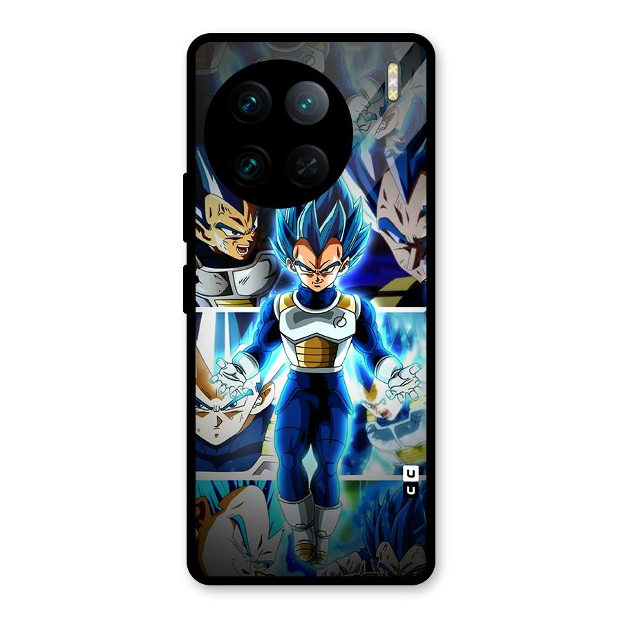 Prince Vegeta Glass Back Case for Vivo X90 Pro