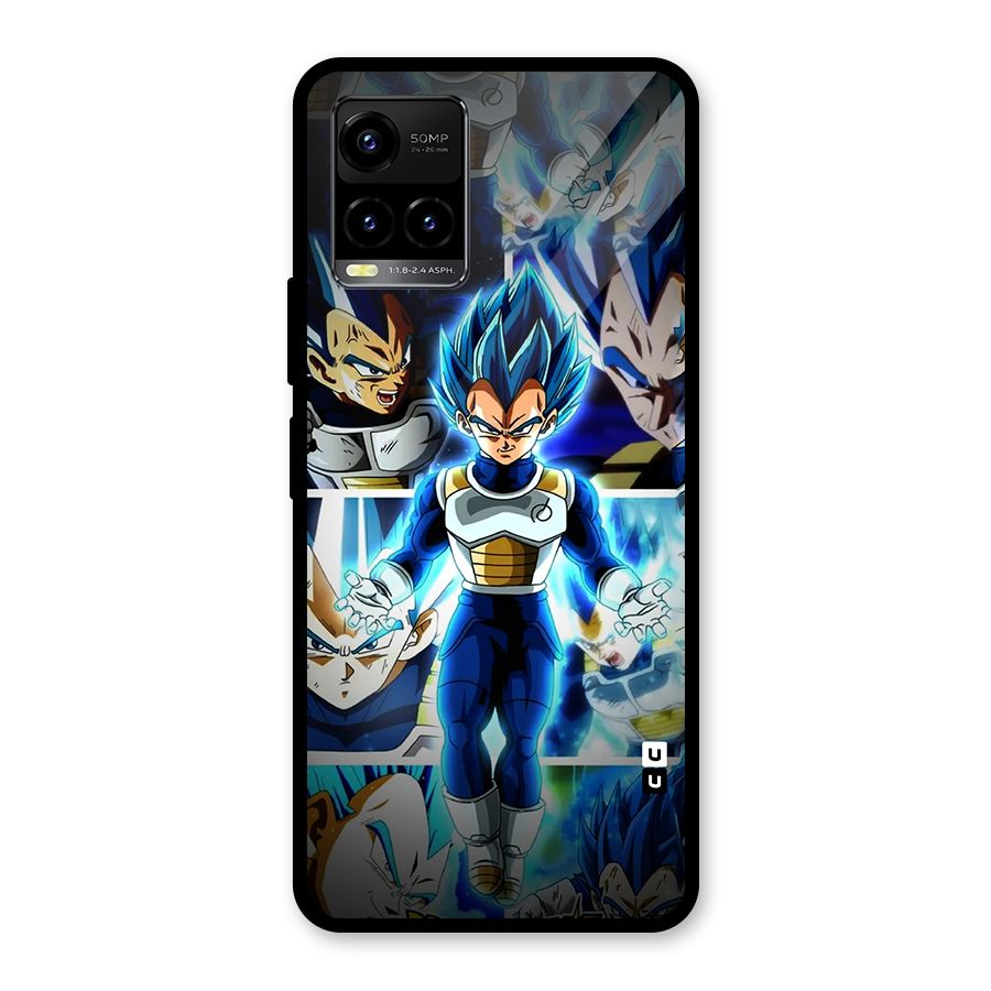 Prince Vegeta Glass Back Case for Vivo Y21T