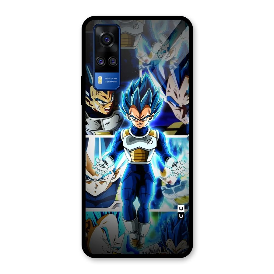Prince Vegeta Glass Back Case for Vivo Y31