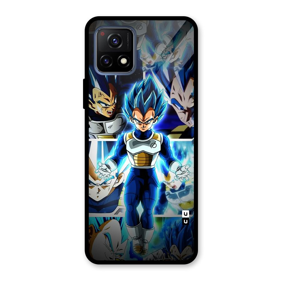 Prince Vegeta Glass Back Case for Vivo Y72 5G