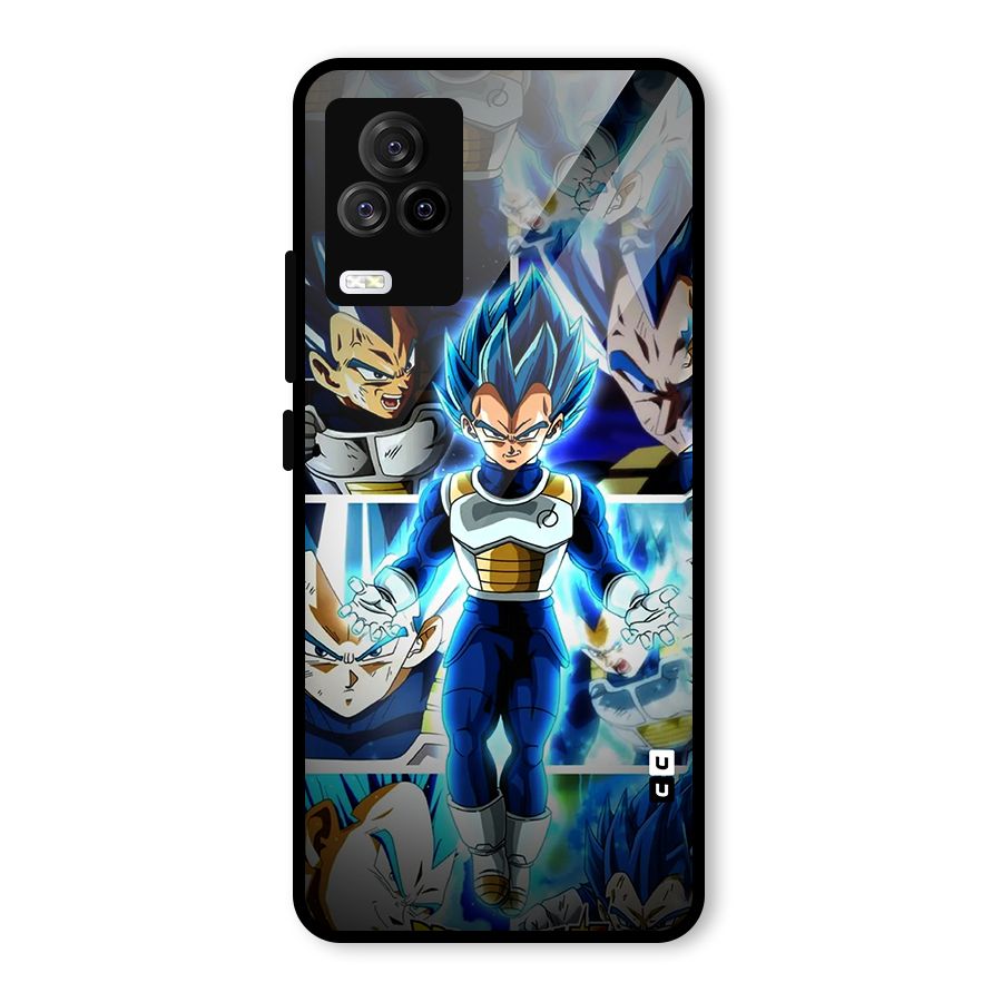 Prince Vegeta Glass Back Case for Vivo iQOO 7 Legend 5G