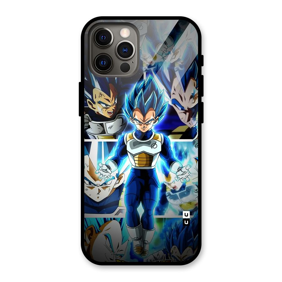 Prince Vegeta Glass Back Case for iPhone 12 Pro