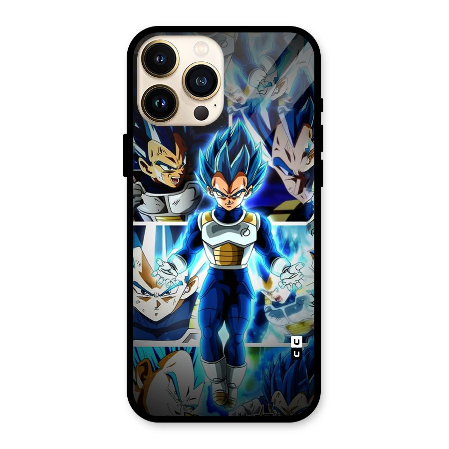 Prince Vegeta Glass Back Case for iPhone 13 Pro Max