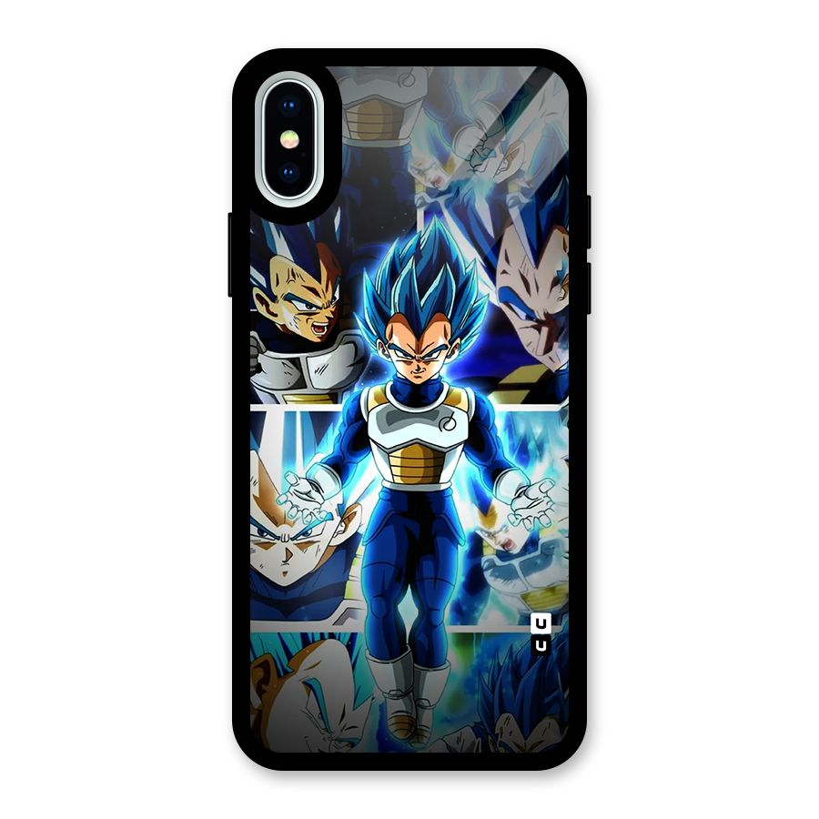 Prince Vegeta Glass Back Case for iPhone X