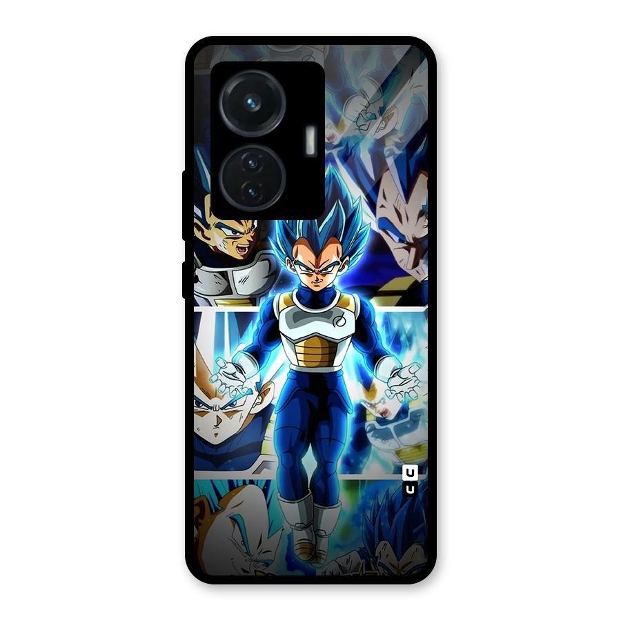 Prince Vegeta Glass Back Case for iQOO Z6 44W