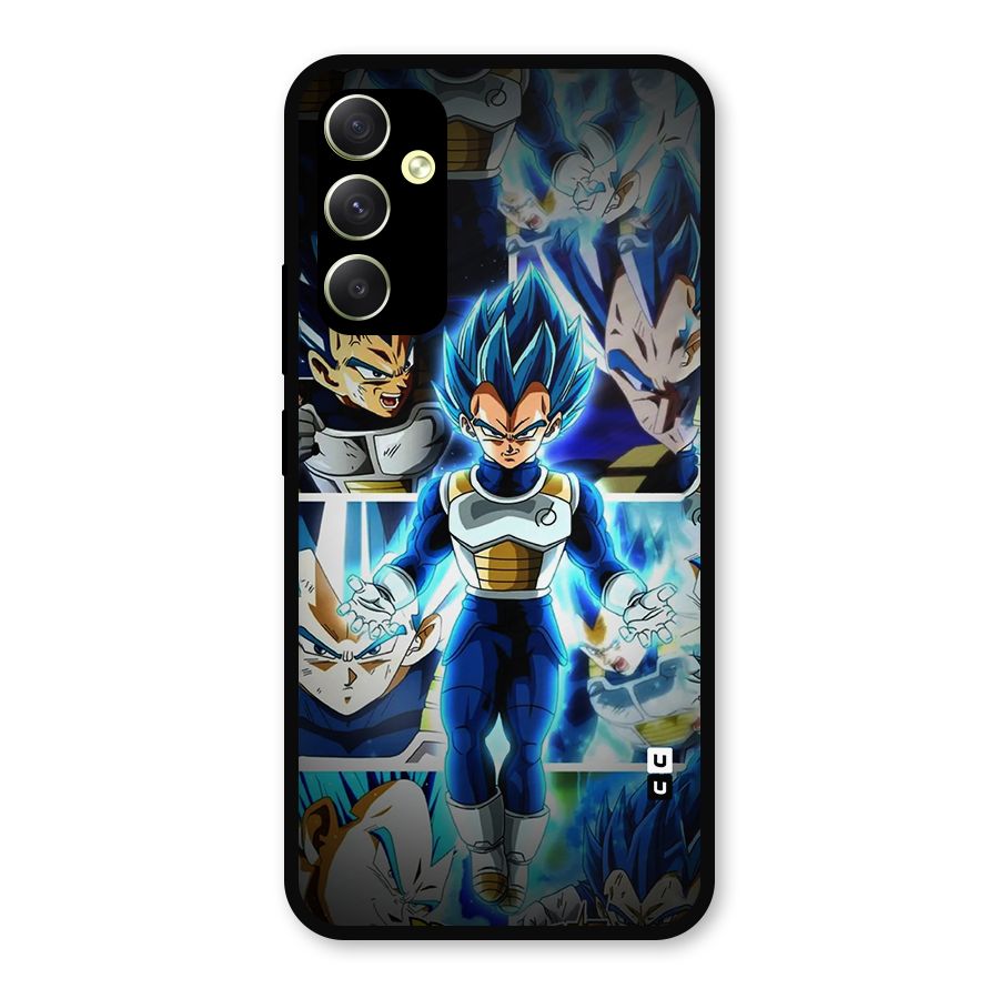 Prince Vegeta Metal Back Case for Galaxy A34