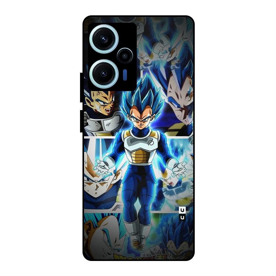 Prince Vegeta Metal Back Case for Poco F5