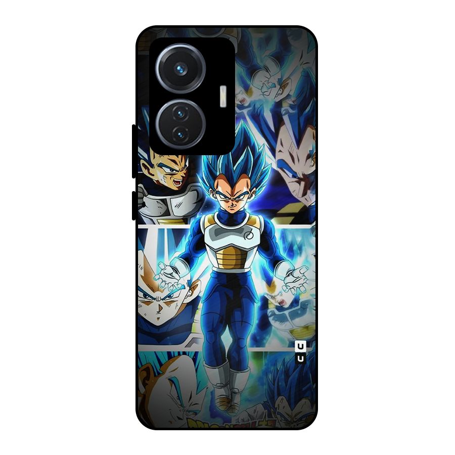 Prince Vegeta Metal Back Case for Vivo T1 44W