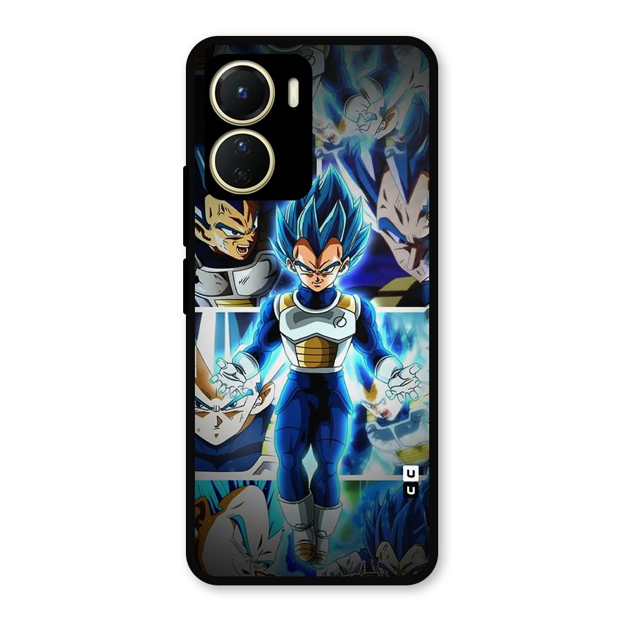 Prince Vegeta Metal Back Case for Vivo T2x