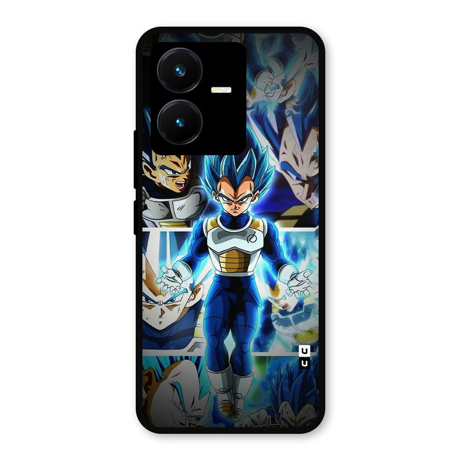 Prince Vegeta Metal Back Case for Vivo Y22