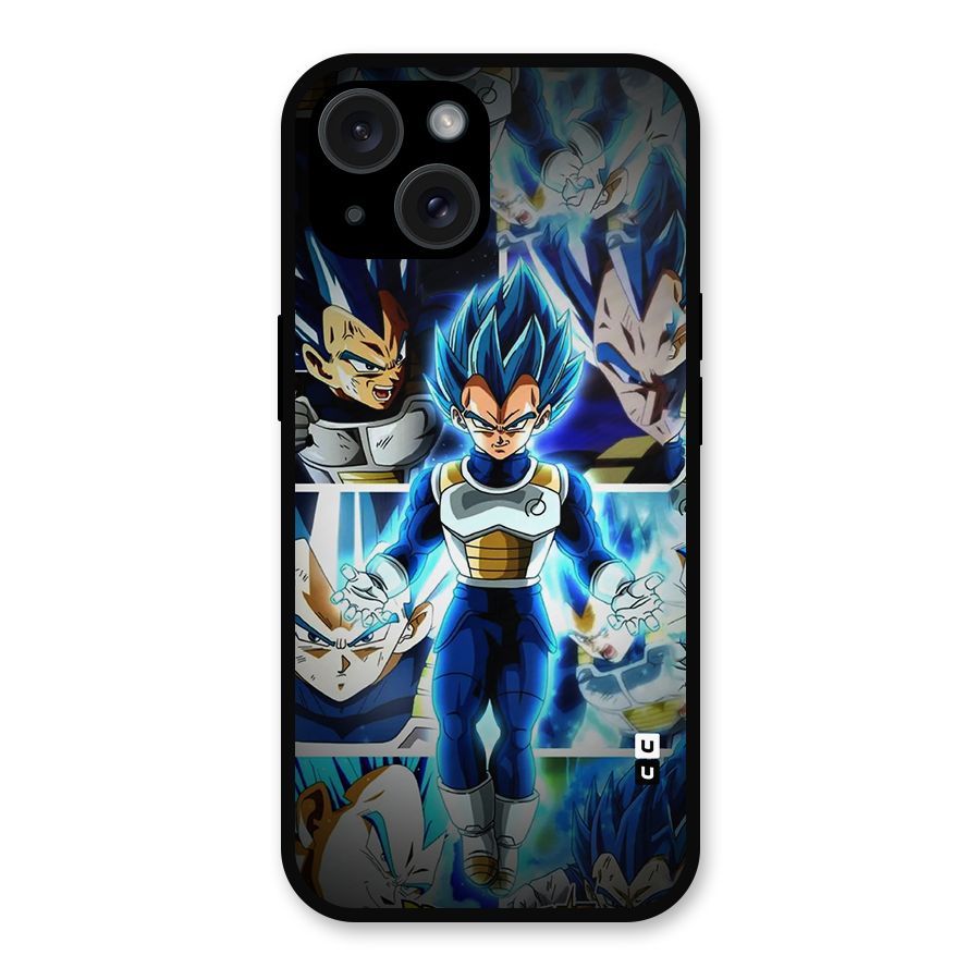 Prince Vegeta Metal Back Case for iPhone 15