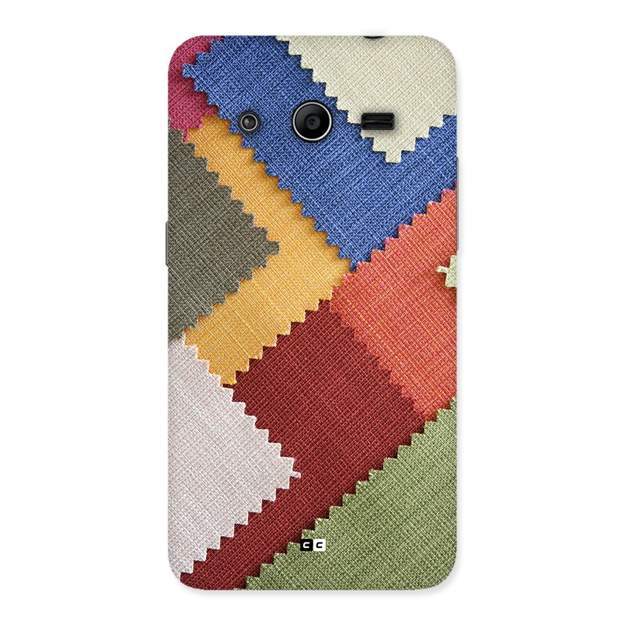 Printed Fabric Back Case for Galaxy Core 2