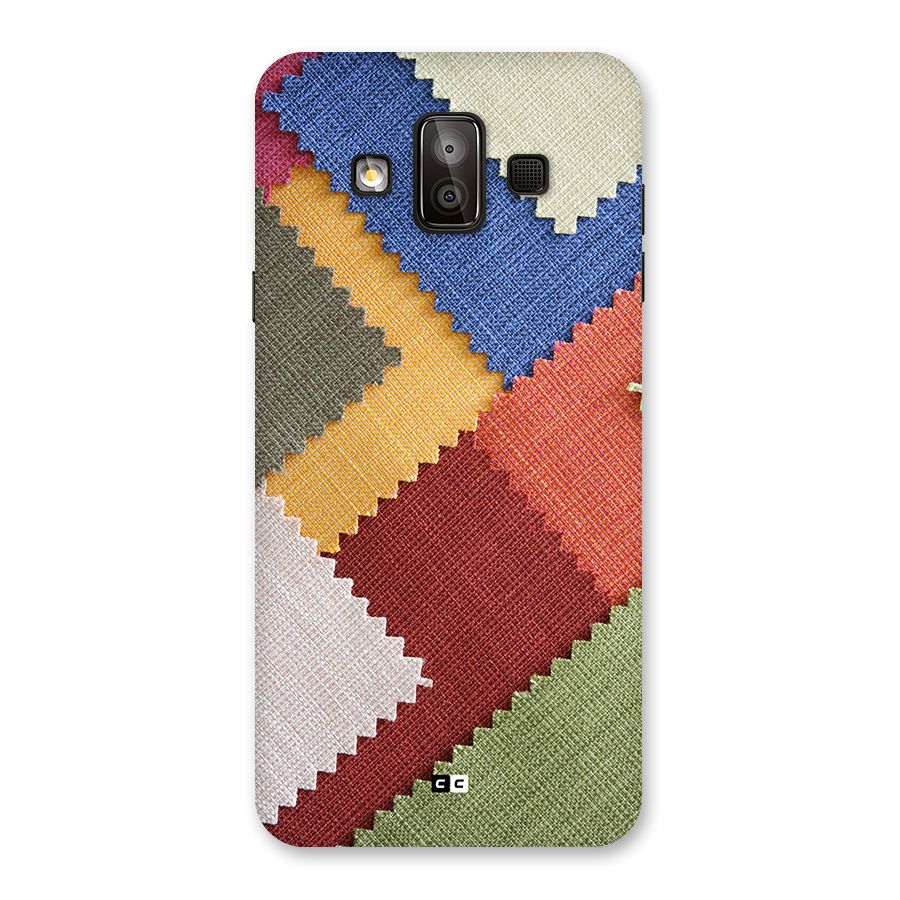 Printed Fabric Back Case for Galaxy J7 Duo