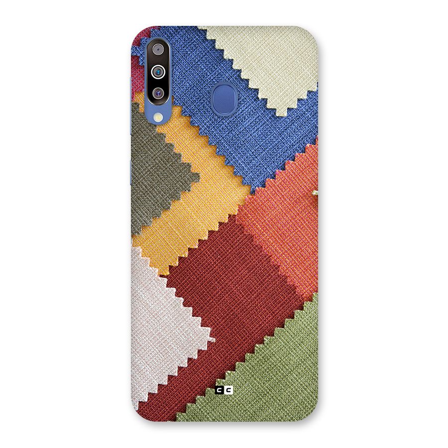 Printed Fabric Back Case for Galaxy M30