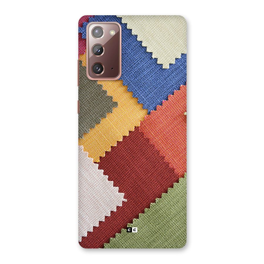 Printed Fabric Back Case for Galaxy Note 20