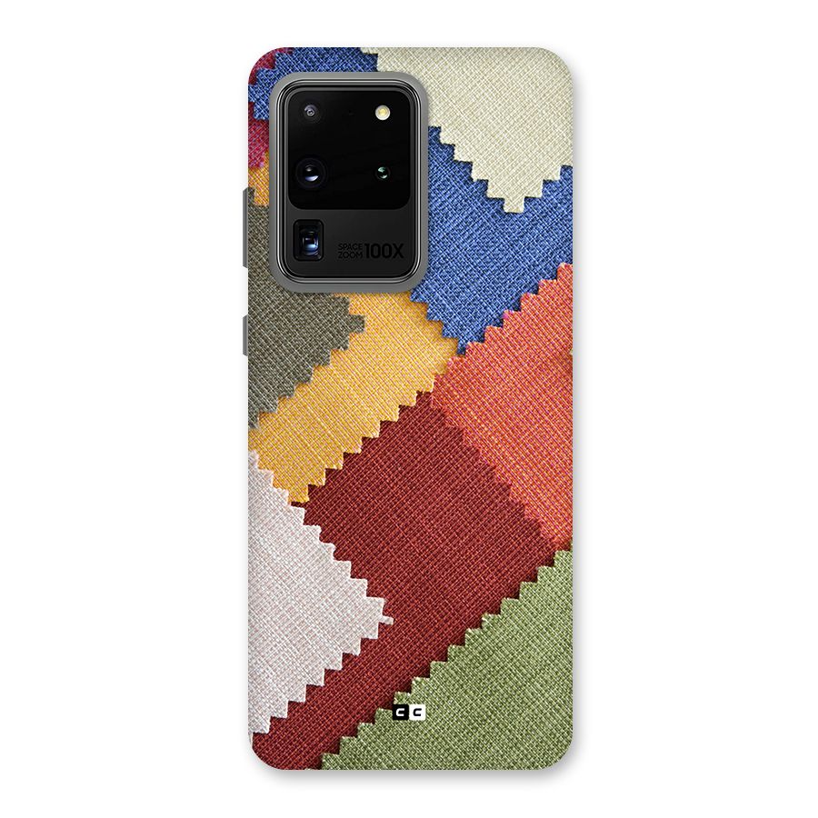 Printed Fabric Back Case for Galaxy S20 Ultra