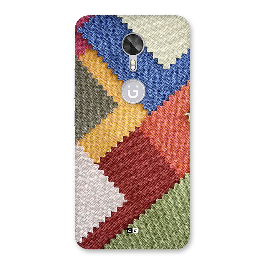Printed Fabric Back Case for Gionee A1