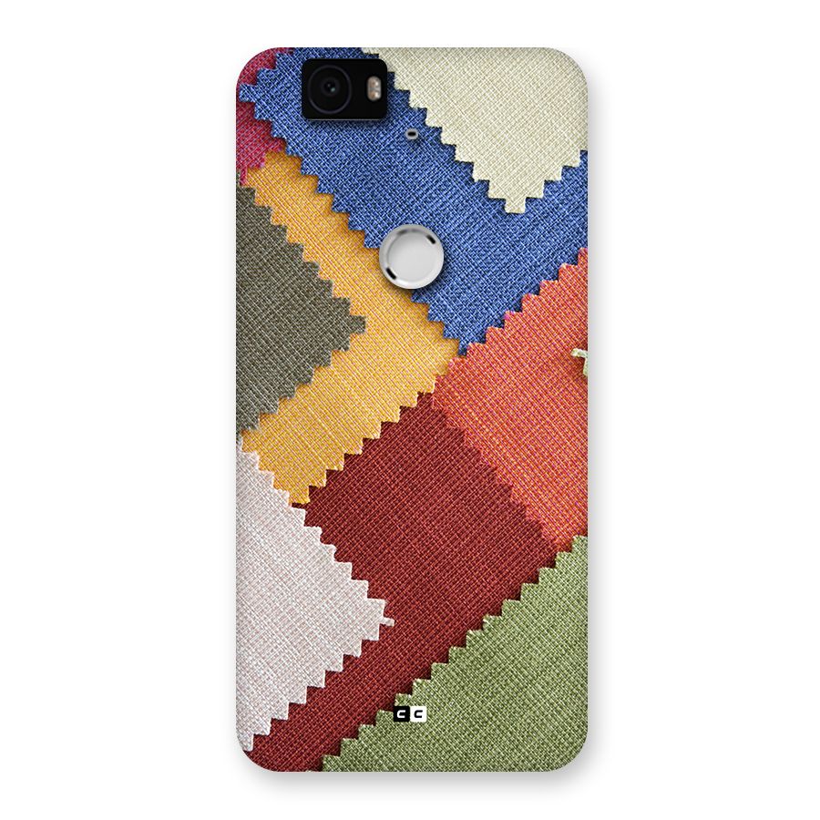 Printed Fabric Back Case for Google Nexus 6P