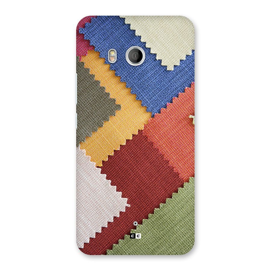 Printed Fabric Back Case for HTC U11