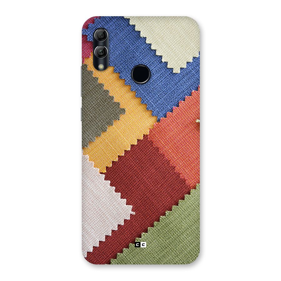 Printed Fabric Back Case for Honor 10 Lite