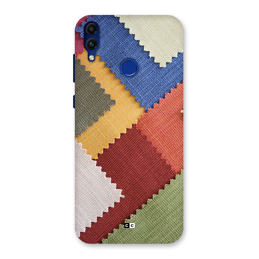 Printed Fabric Back Case for Honor 8C