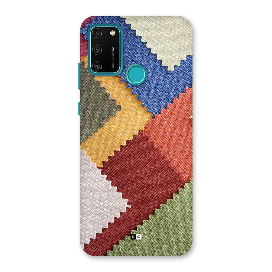 Printed Fabric Back Case for Honor 9A