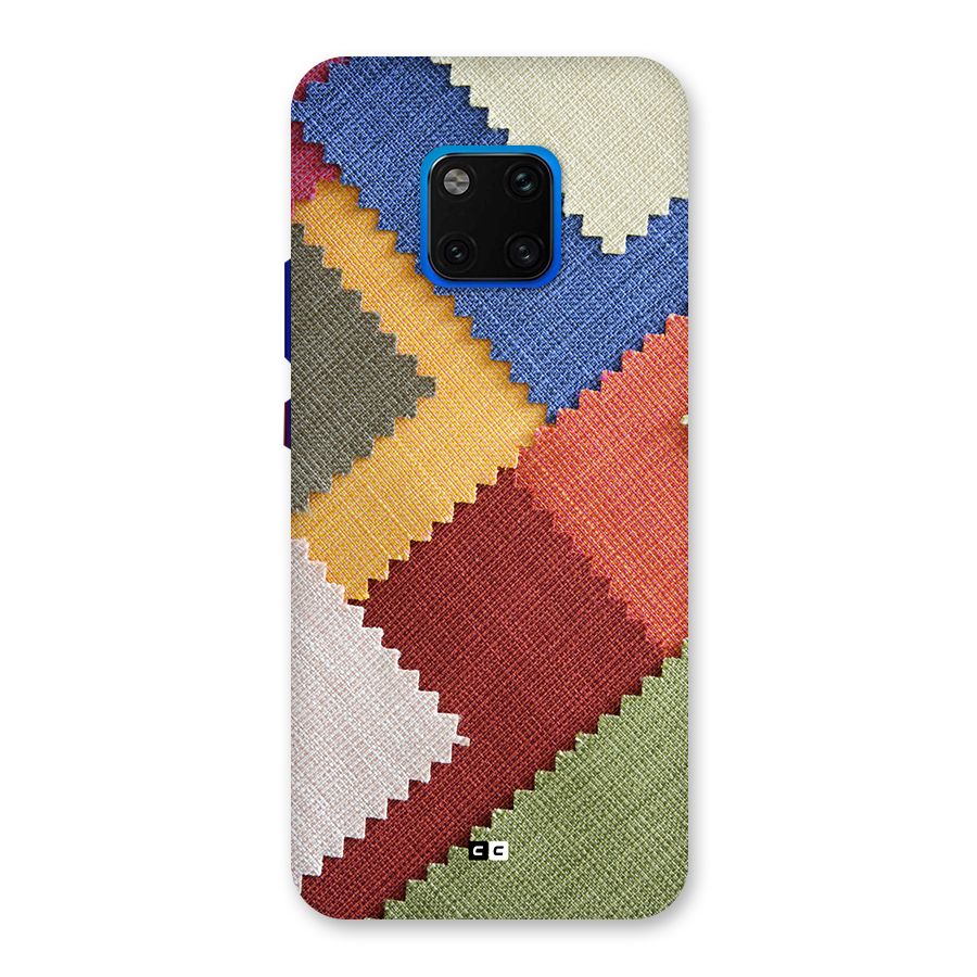 Printed Fabric Back Case for Huawei Mate 20 Pro