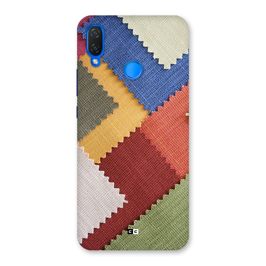 Printed Fabric Back Case for Huawei P Smart Plus