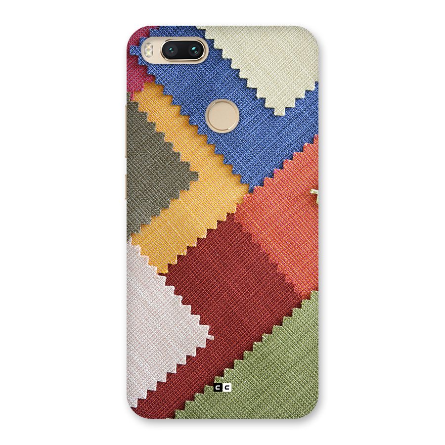 Printed Fabric Back Case for Mi A1