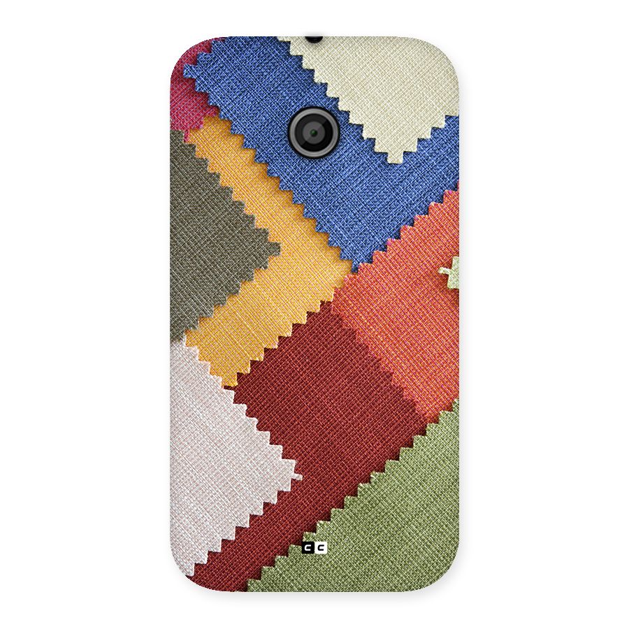 Printed Fabric Back Case for Moto E