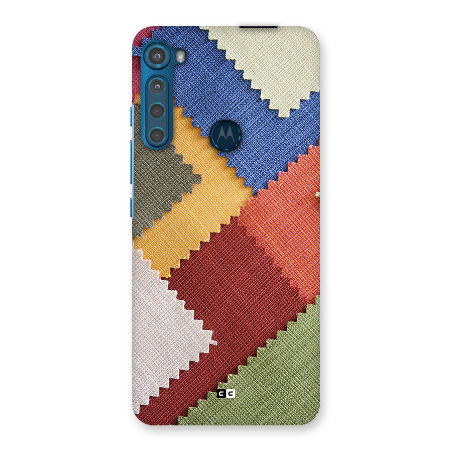 Printed Fabric Back Case for Motorola One Fusion Plus