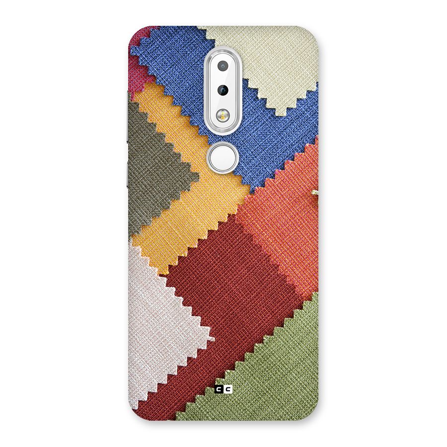 Printed Fabric Back Case for Nokia 6.1 Plus