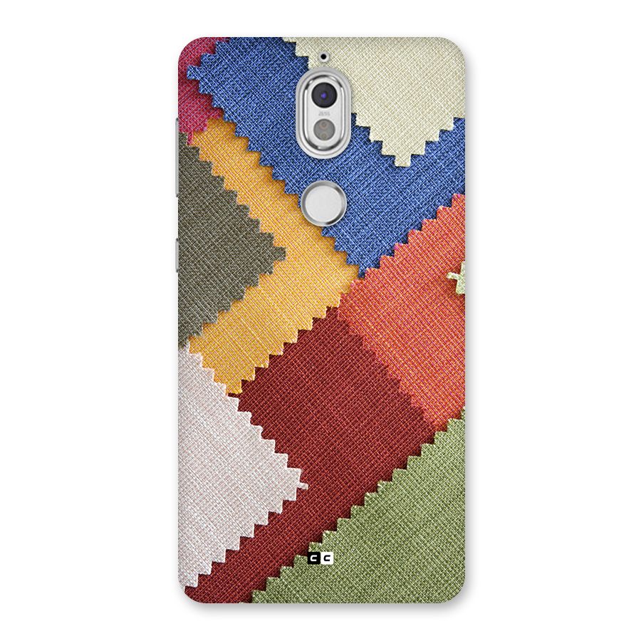 Printed Fabric Back Case for Nokia 7