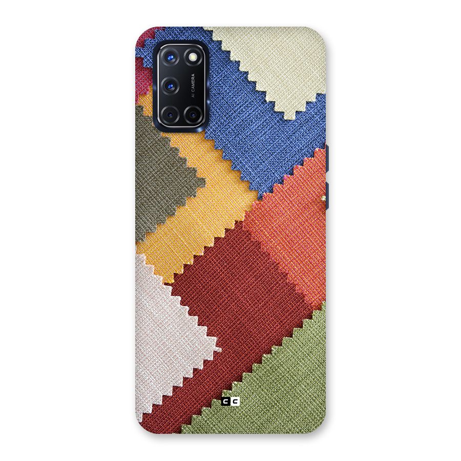 Printed Fabric Back Case for Oppo A52