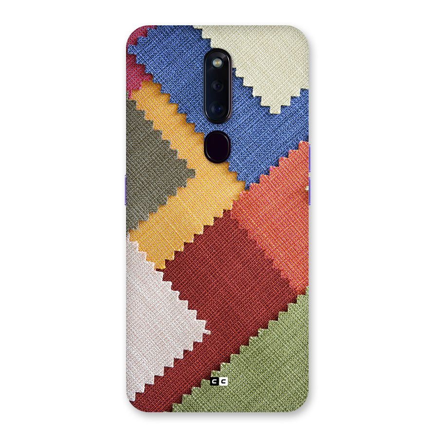 Printed Fabric Back Case for Oppo F11 Pro