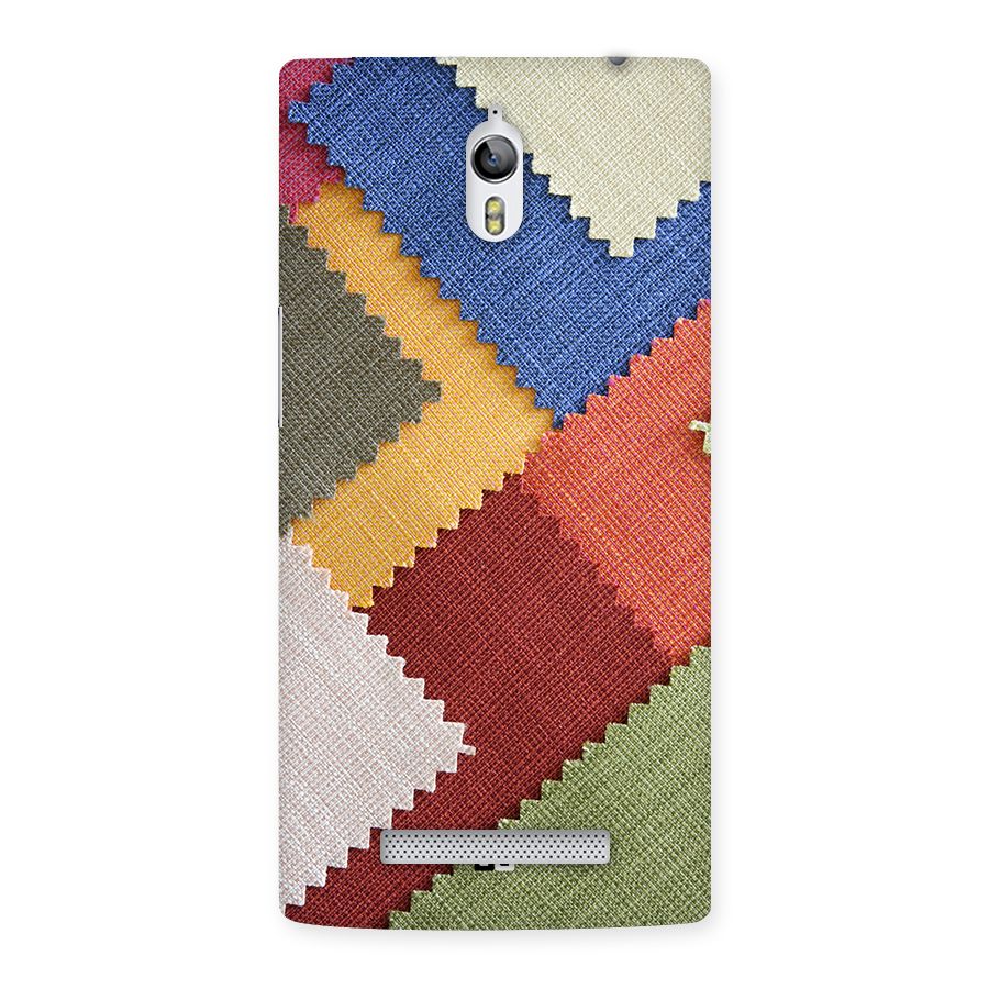 Printed Fabric Back Case for Oppo Find 7