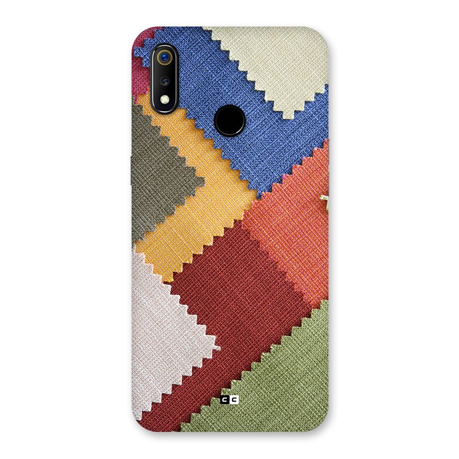 Printed Fabric Back Case for Realme 3